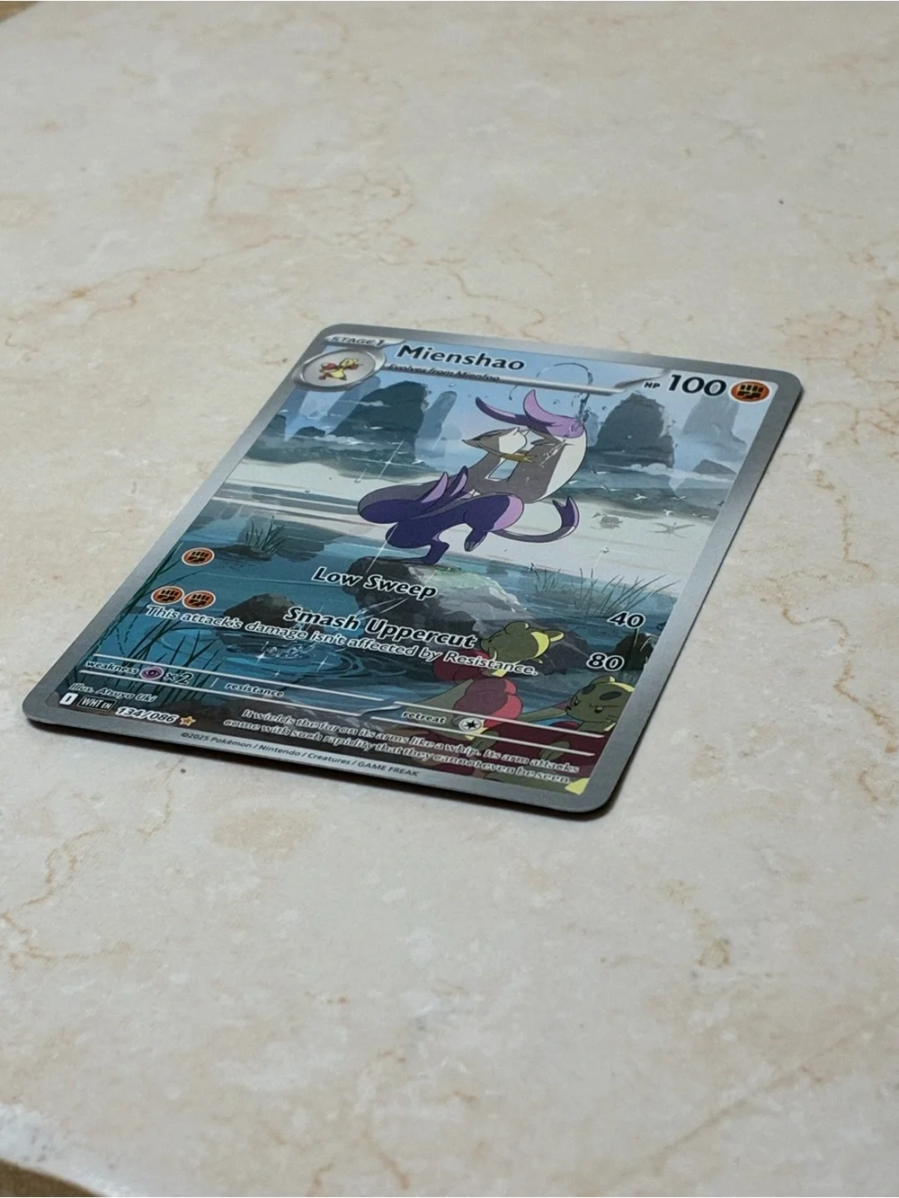 Mienshao Card - Purple Artwork Collectible